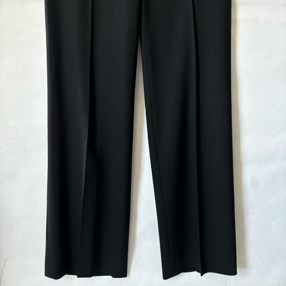 Theory Wool Straight Dress Pants Black Size 4 - Picture 14 of 16